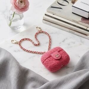 CHANEL CC airpod case holder